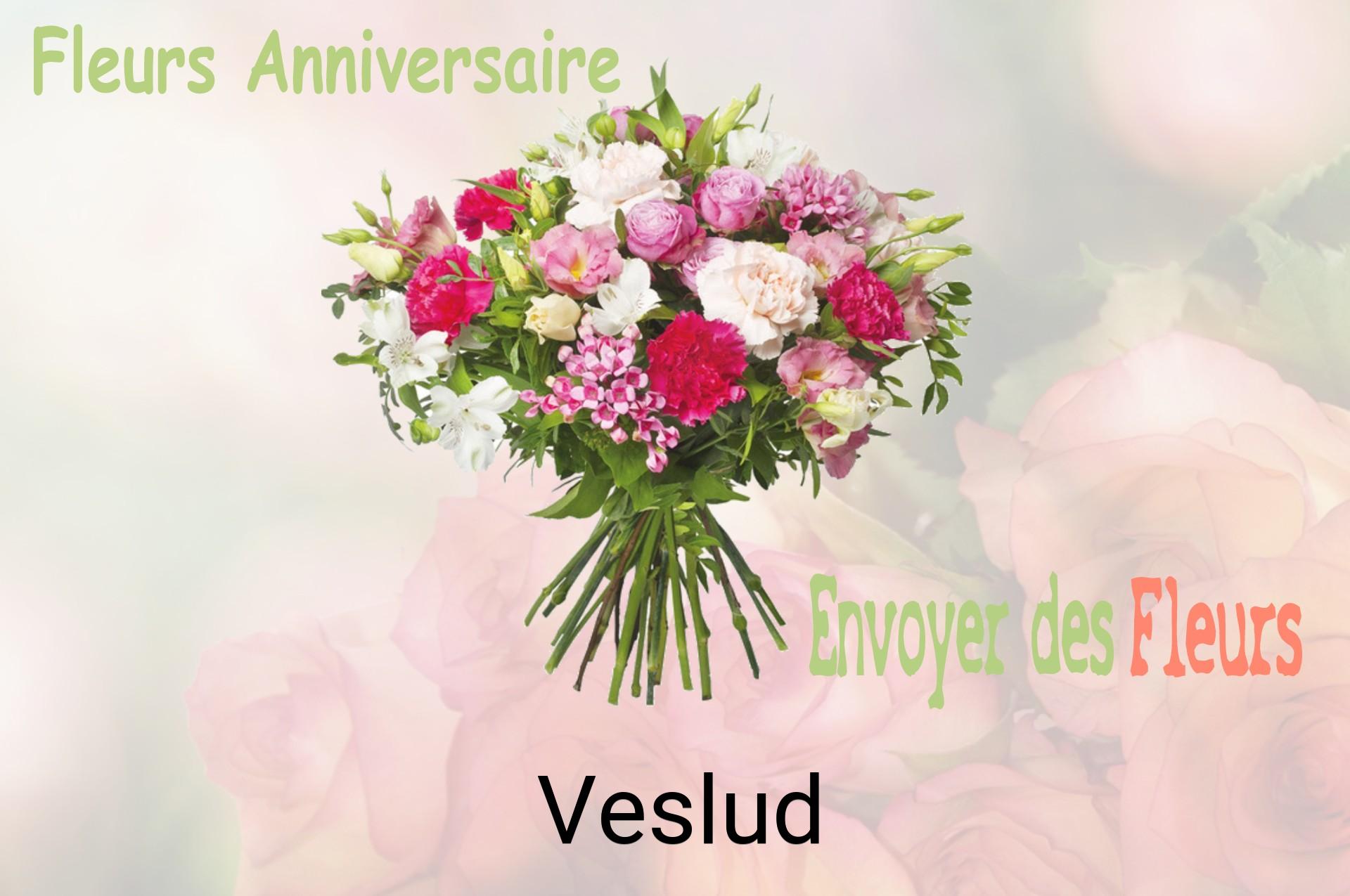 Bouquet de fleurs d’anniversaire livré à Veslud