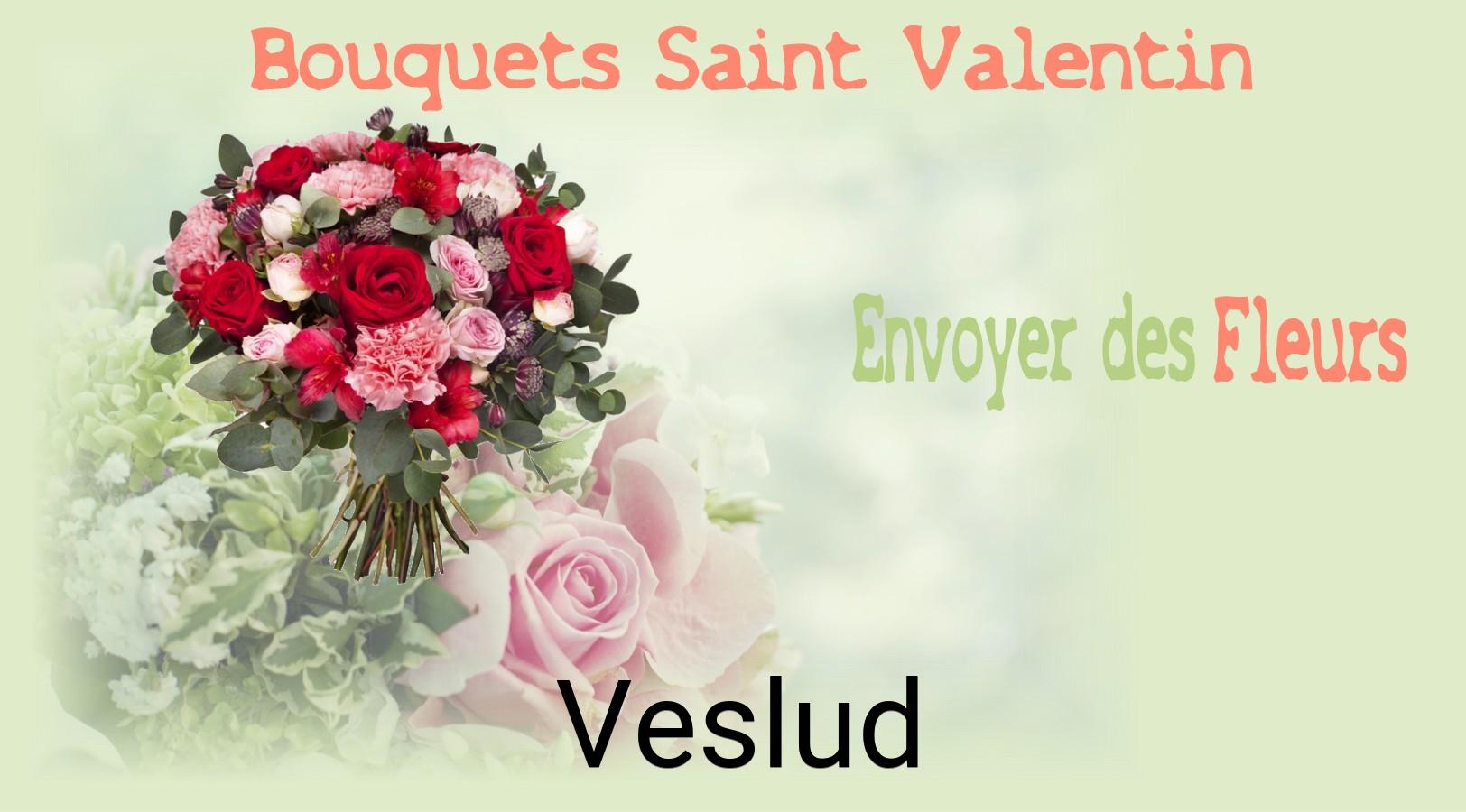 Roses de Saint-Valentin livrées à Veslud